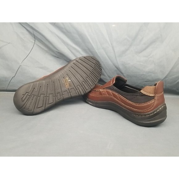 Bostonian Men's Kongo Excel Slip On Shoes Leather Brown Size 8 WIDE NEW IN BOX! - Picture 2 of 10